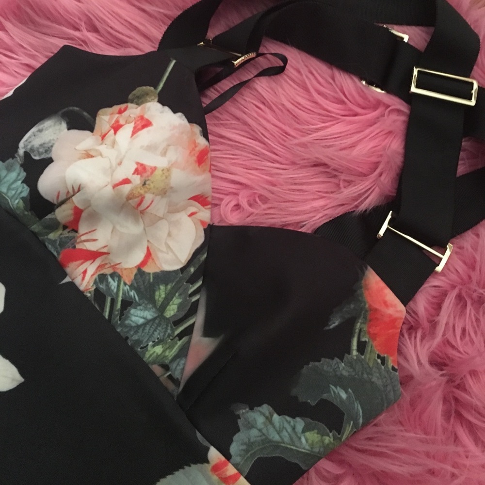 Ted Baker Opulent Bloom Midi buckle dress