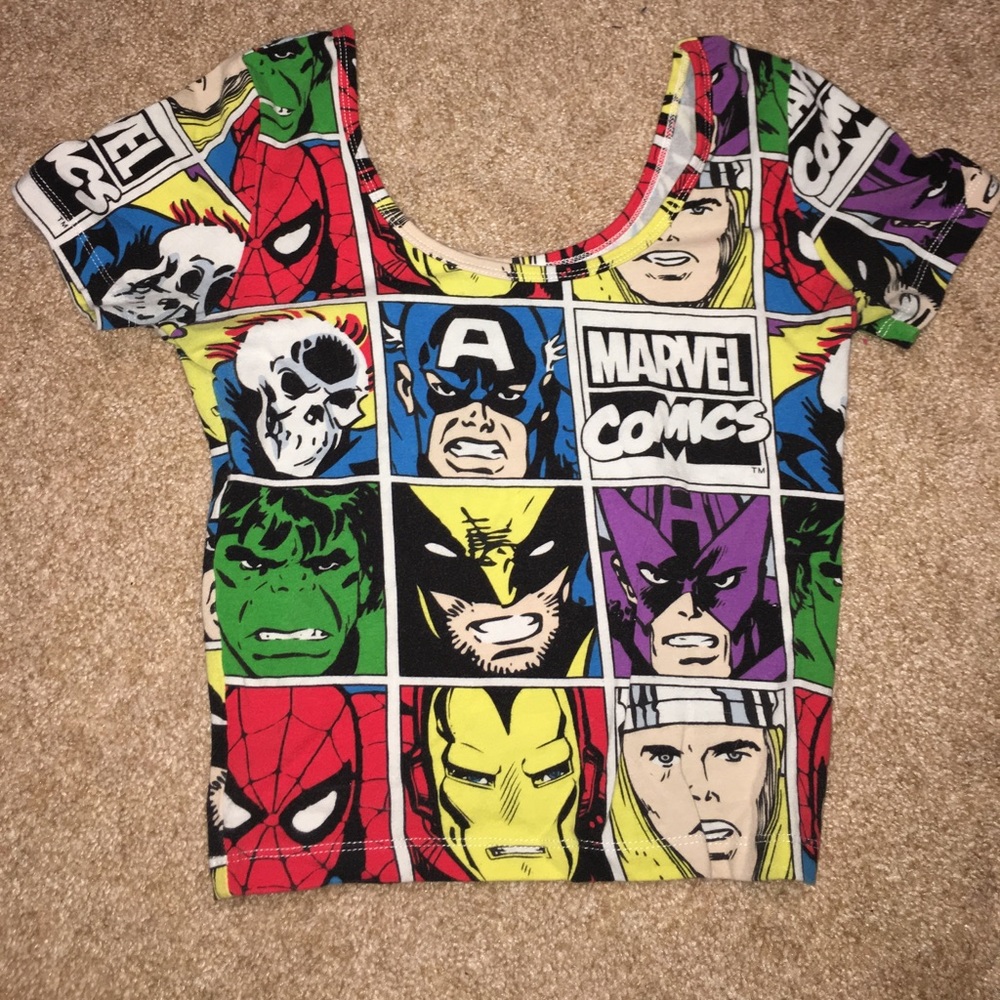 Marvel Crop Top
