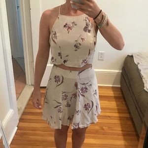 Two piece drop top outfit