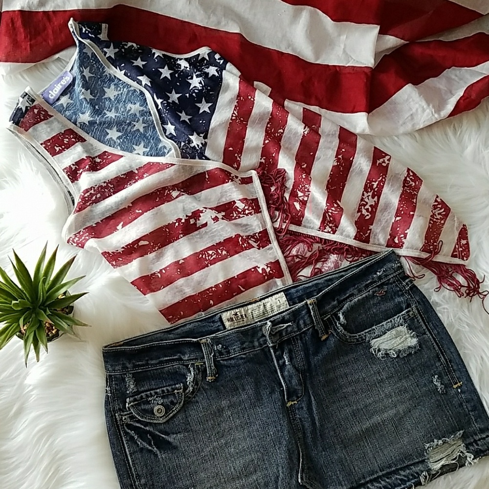 RED WHITE AND BLUE American Flag Vest 🇺🇸🇺🇸🇺🇸