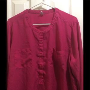 Old Navy pink tunic blouse