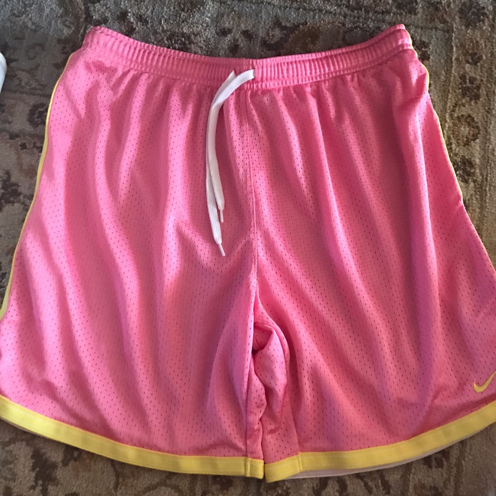 Pink Nike shorts