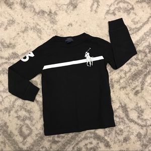 Boys Long Sleeves Ralph Lauren Tee