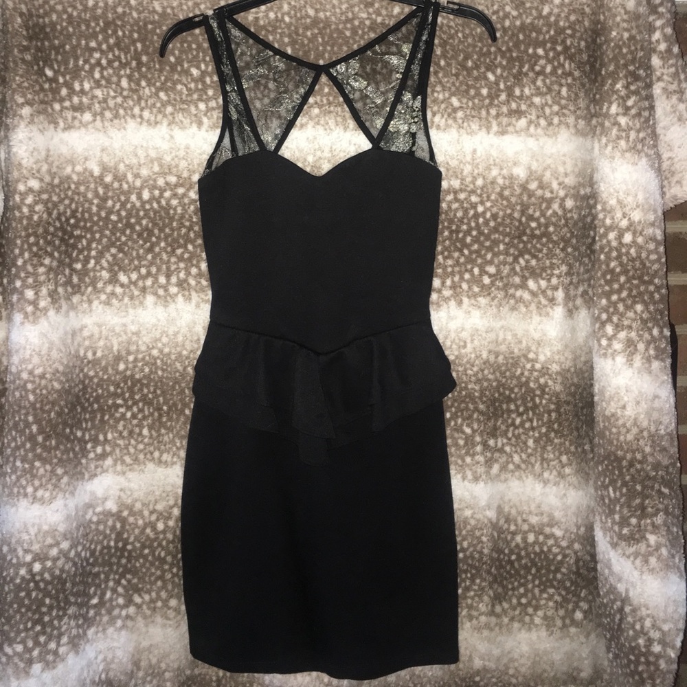 Black cocktail dress