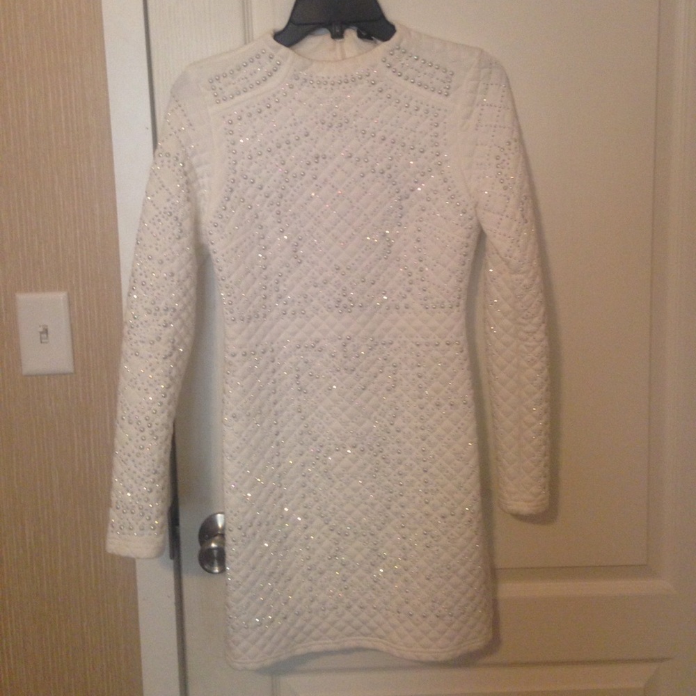 White cocktail dress