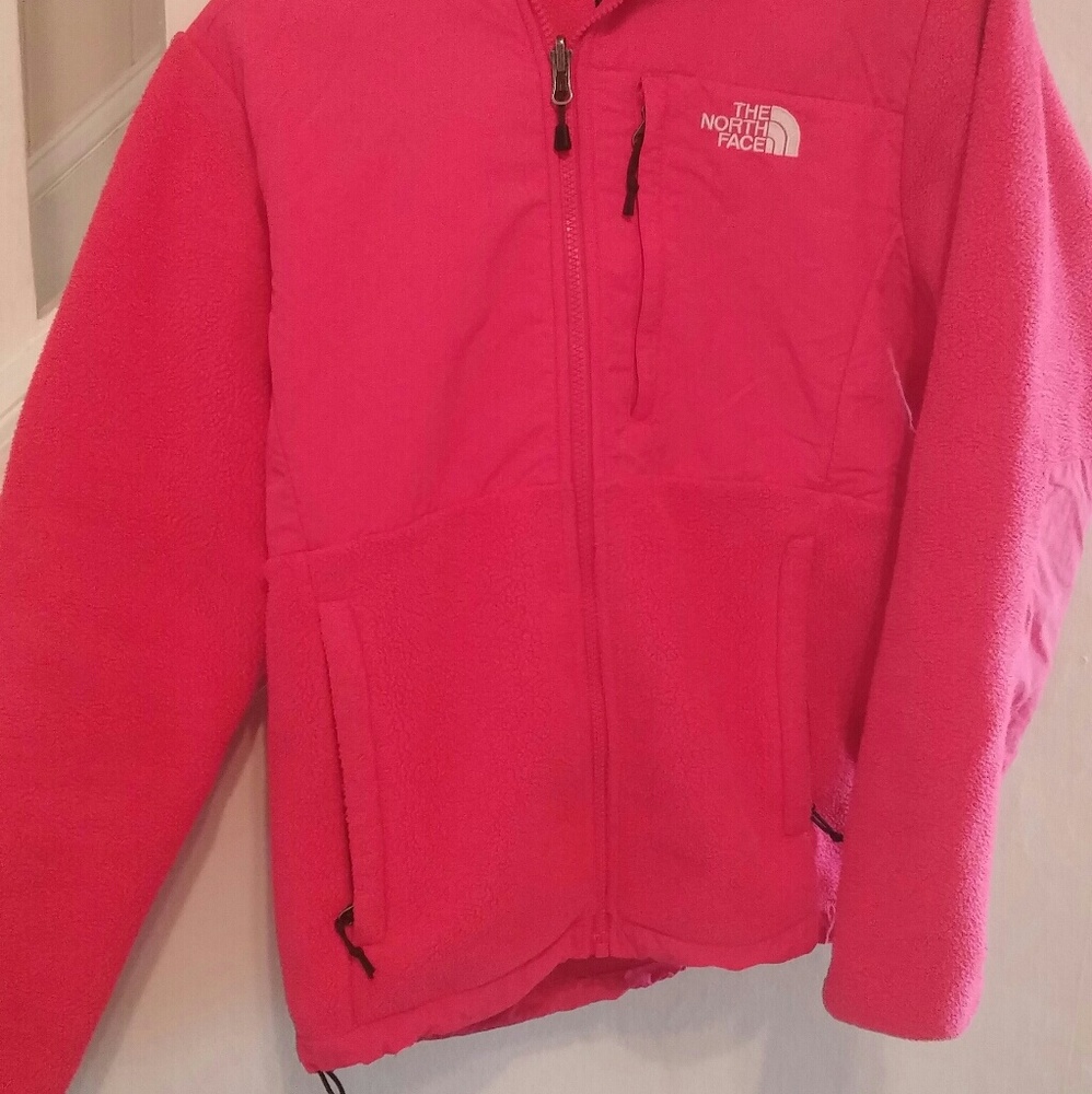 EUC north face fleece with hood