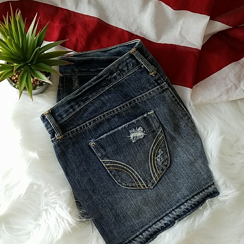 BLUE Destroyed Hollister mini skirt 🇺🇸🇺🇸🇺🇸