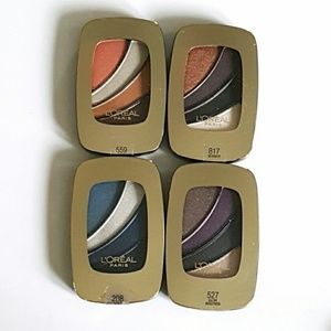 4x LOreal Colour Riche Eyeshadow Quads