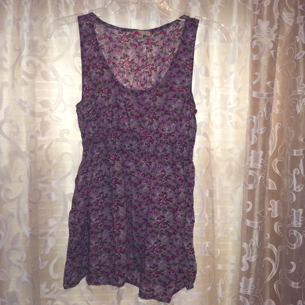 Purple floral top!