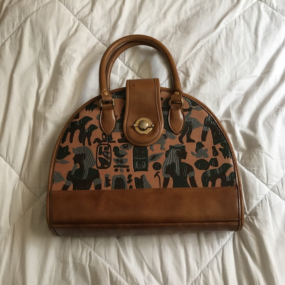 Vintage Egyptian Tooled Purse