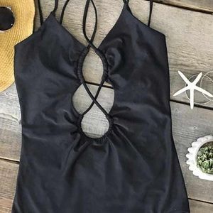 NWOT Black One Piece Swimsuit