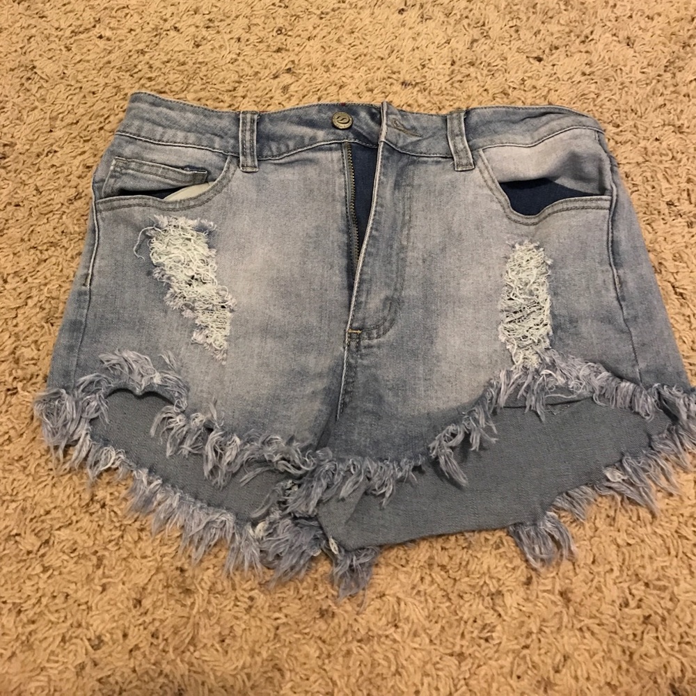 High waisted shorts