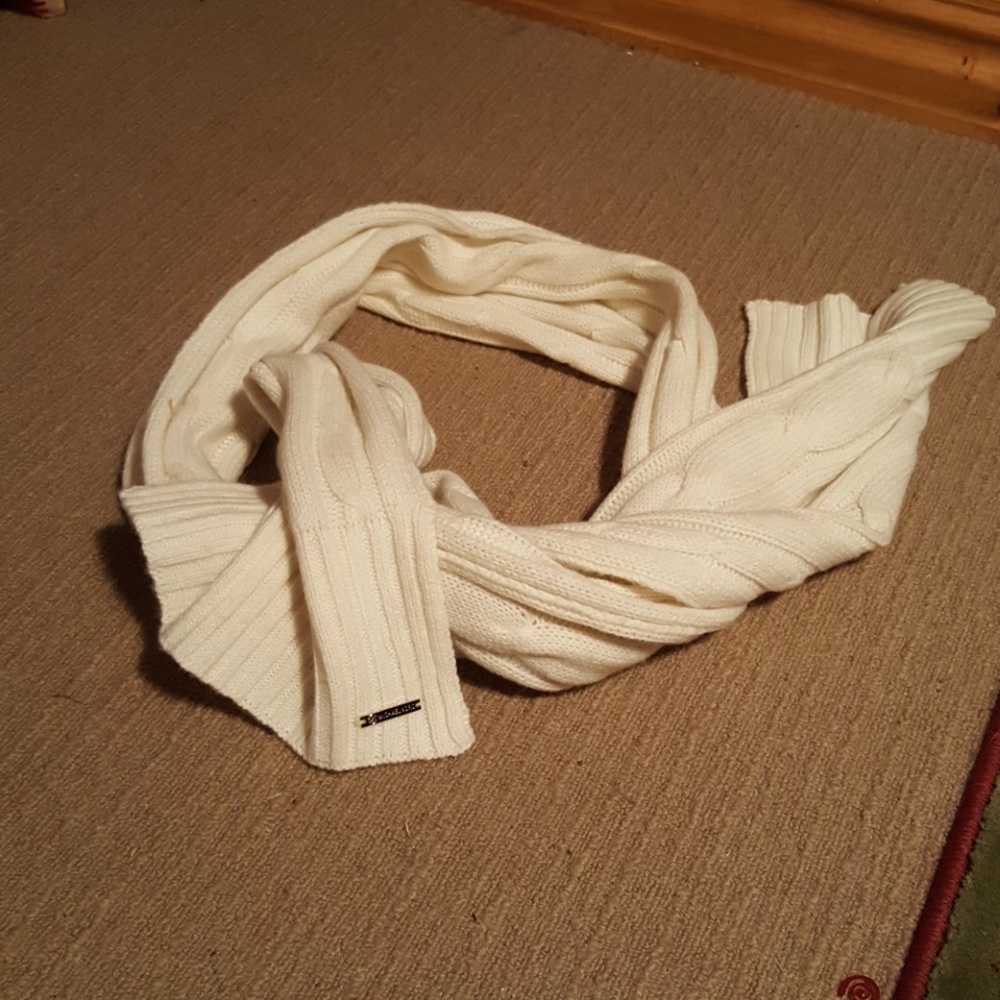 Michael Kors white scarf