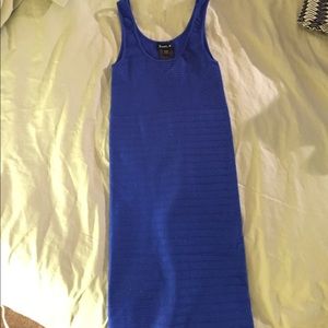 Royal blue bebe tank dress