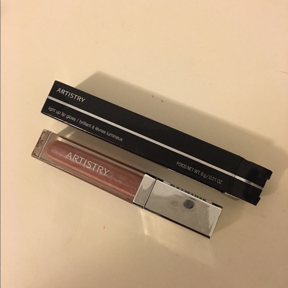 🔴[SOLD] 🔴Amway shiny light -up lipgloss w mirror