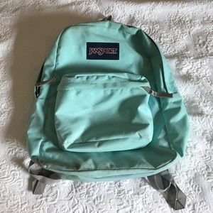Jansport Mint Green Backpack