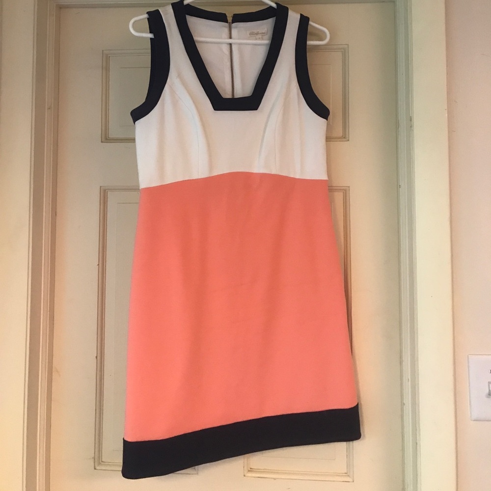 EUC Shoshanna color blocked dress