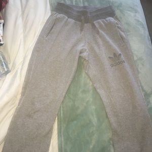 Gray Adidas Sweatpants