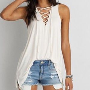 AEO Lace Up Tank