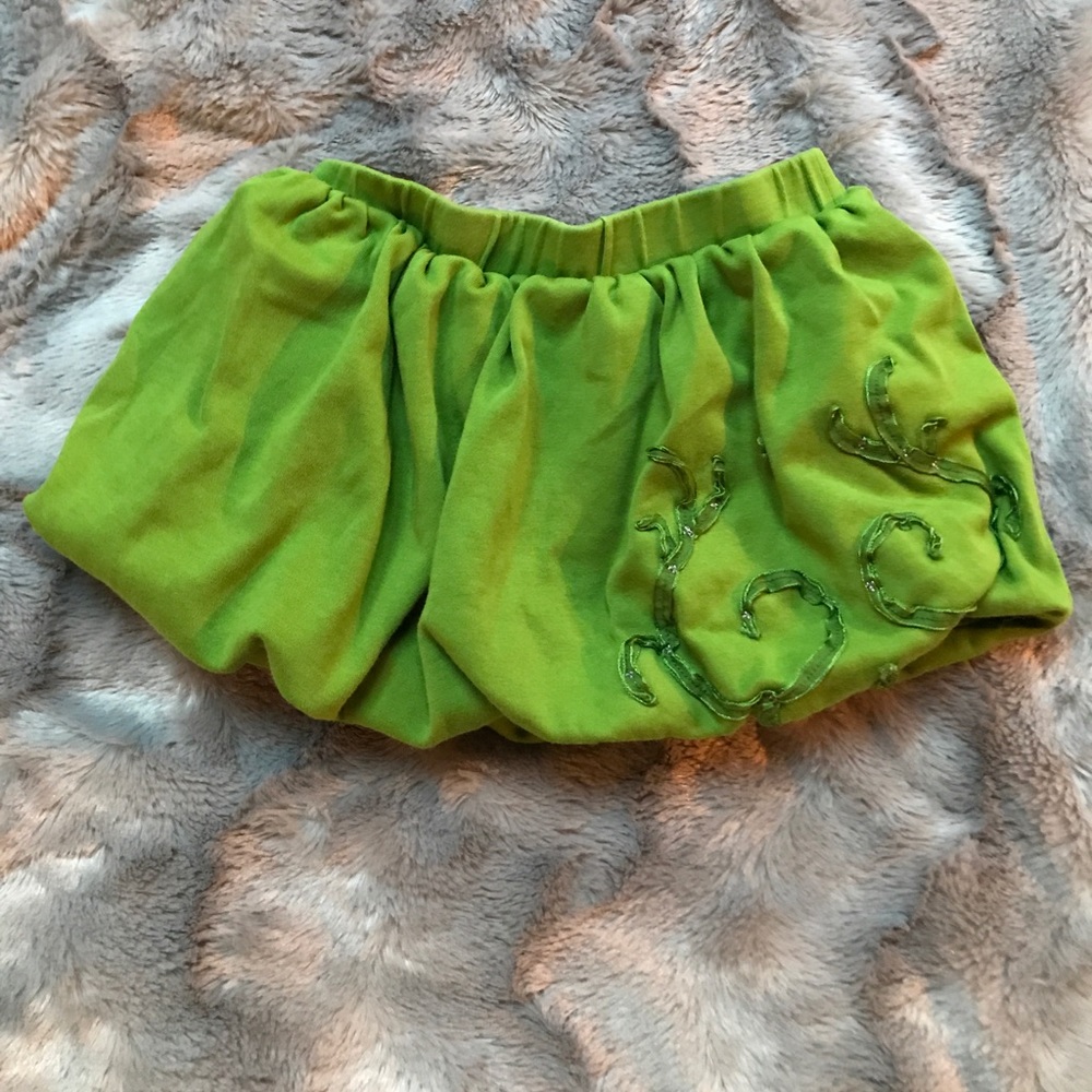 Klever kids 3T adorable & soft bubble green skirt