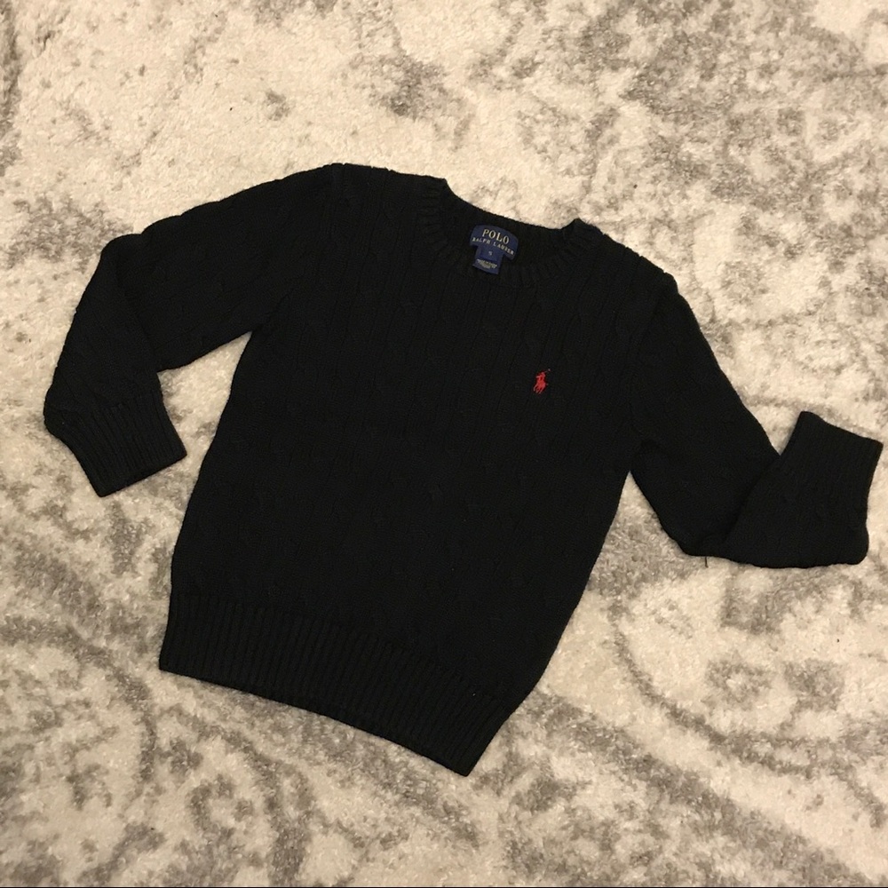 Boys Ralph Lauren Cable Knit Sweater
