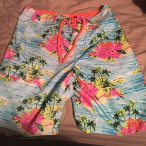 Hollister Fluorescent Design Swim Shorts