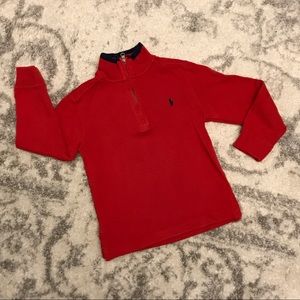 Boys Zippered Ralph Lauren Sweater