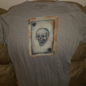 Lucky Brand skull tee