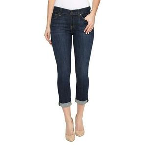 7 For All Mankind Skinny Crop and Roll Jeans