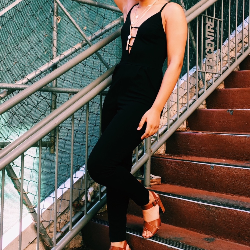 Black jumpsuit