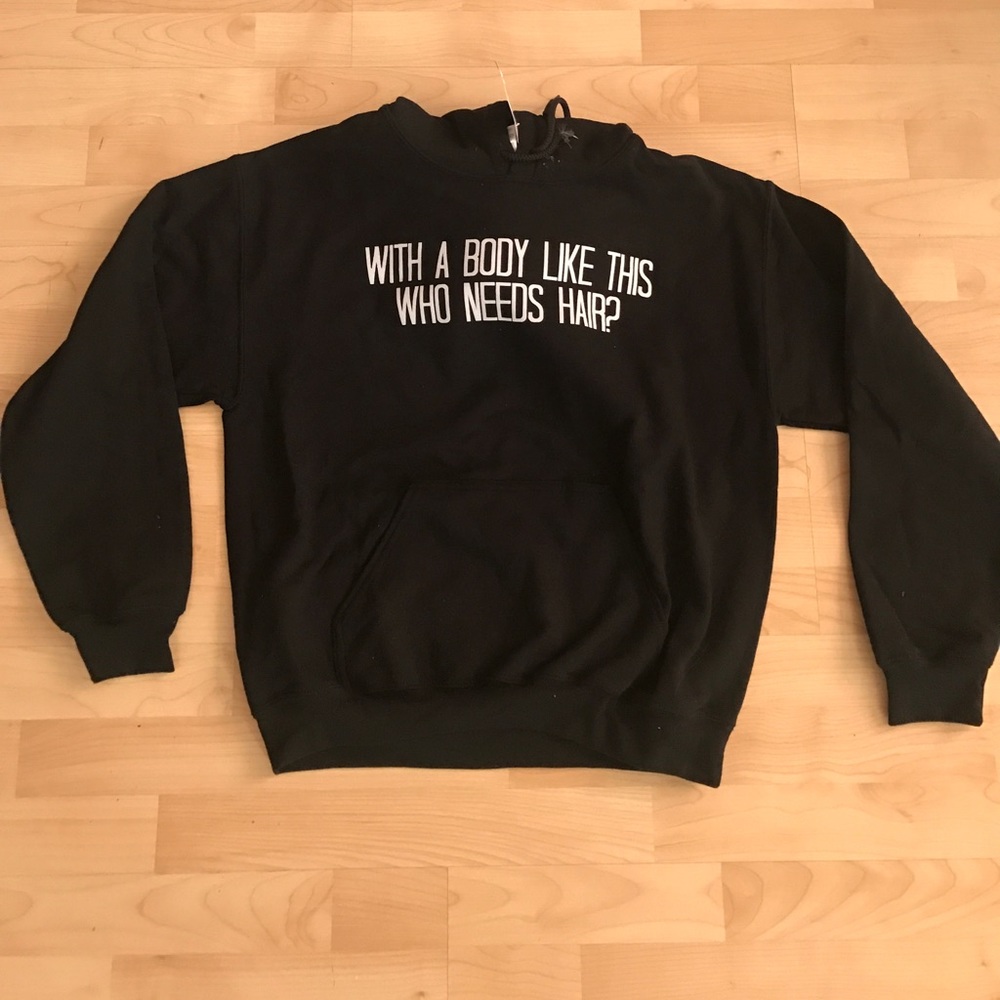 Who Needs Hair Hoodie