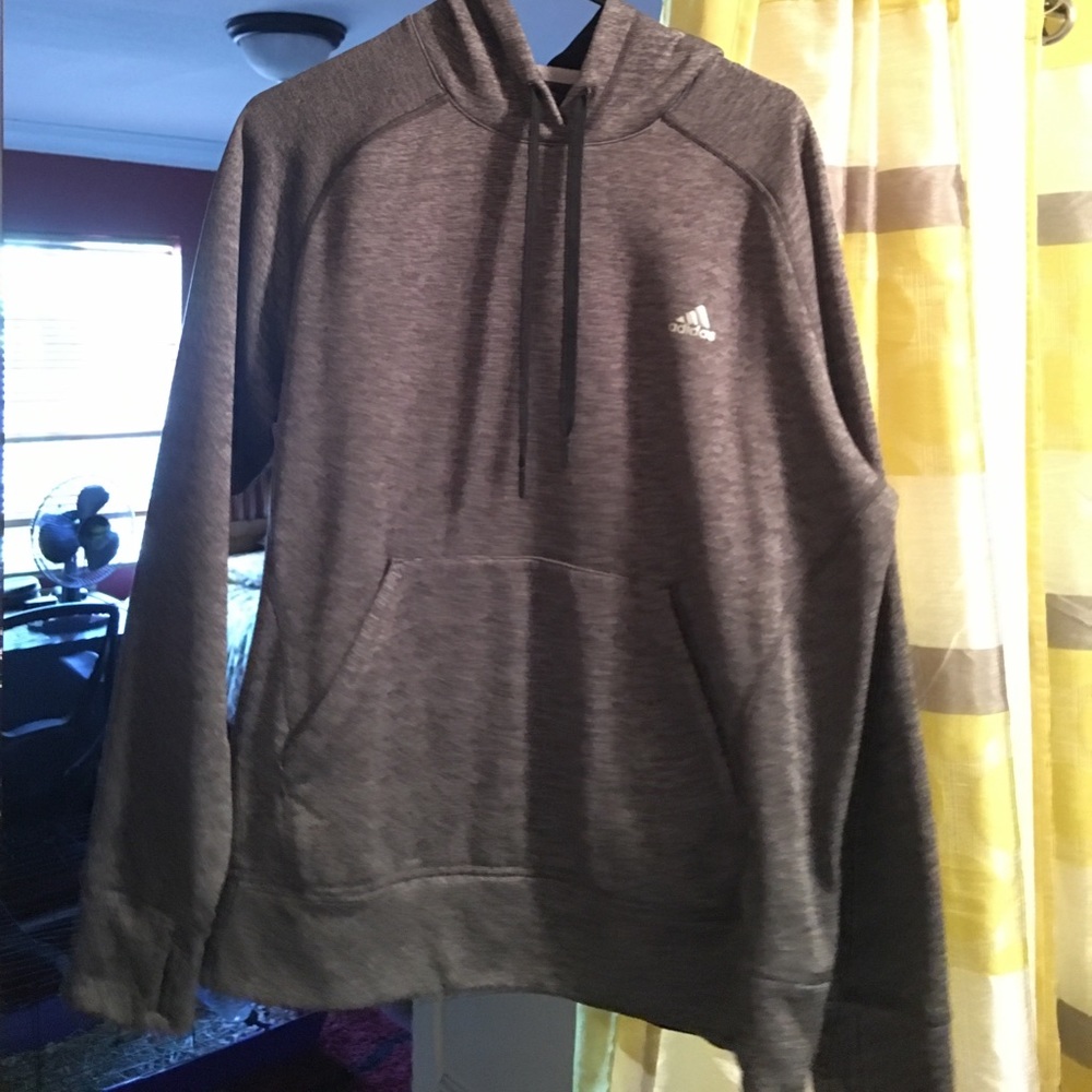 Adidas Gray Climawarm Hoodie