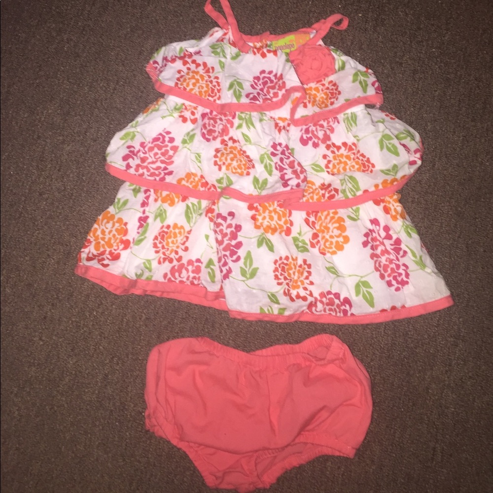 12month dress with bloomers