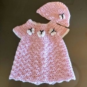 Baby Dress and Beenie