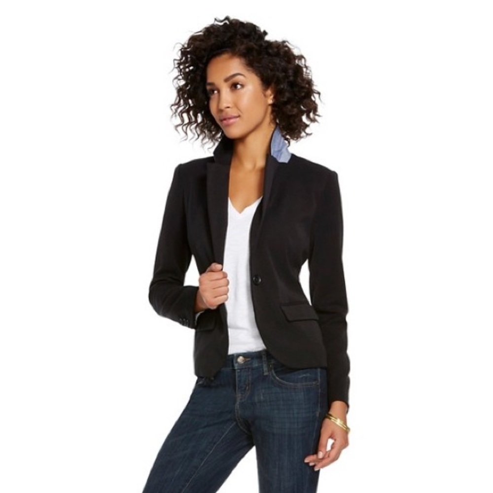 Black Twill Blazer