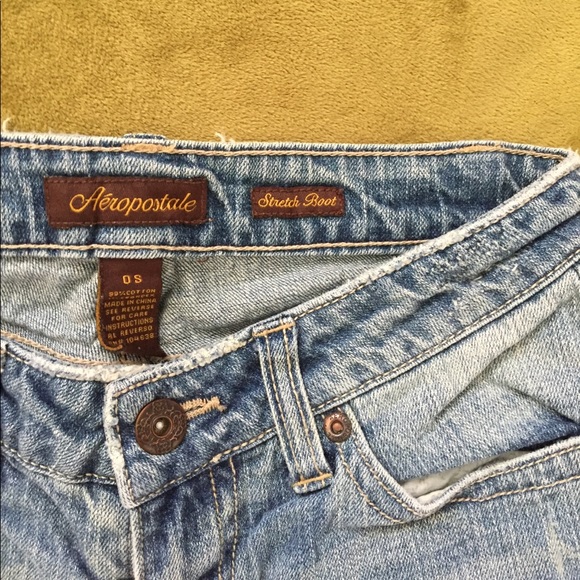 Aeropostale Stretch Boot Jeans / Size 0 Short - Picture 2 of 6