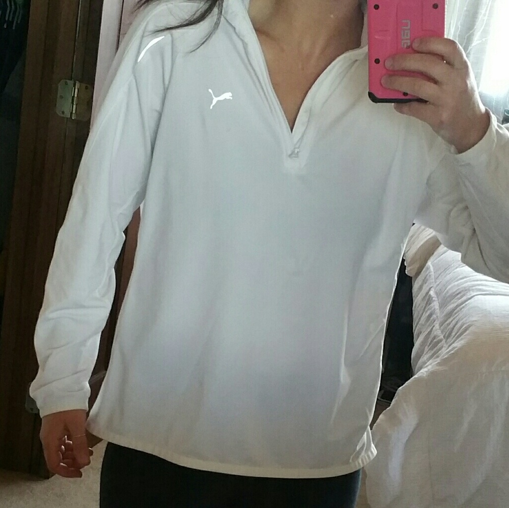 PUMA quarter zip pullover