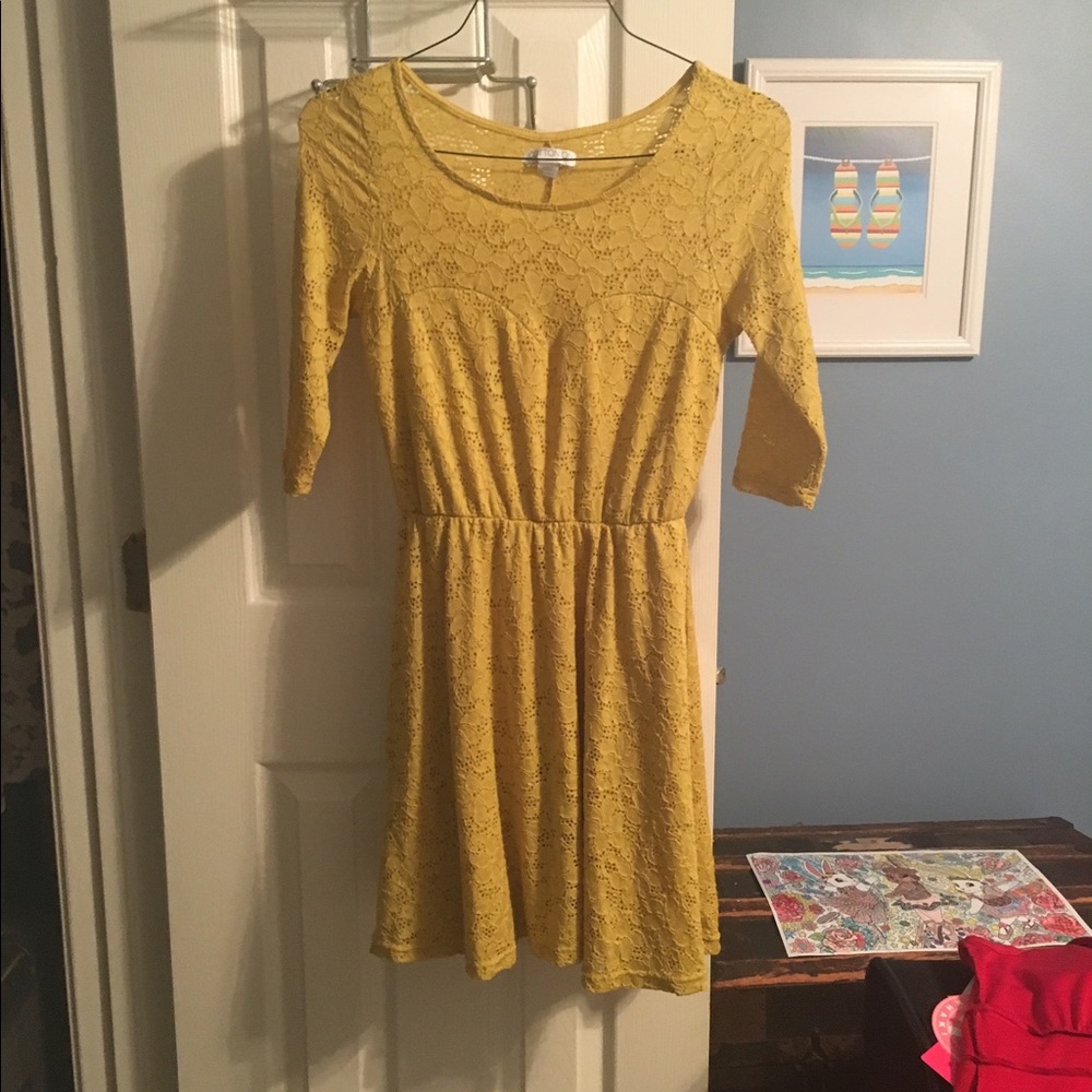 Yellow summer dress