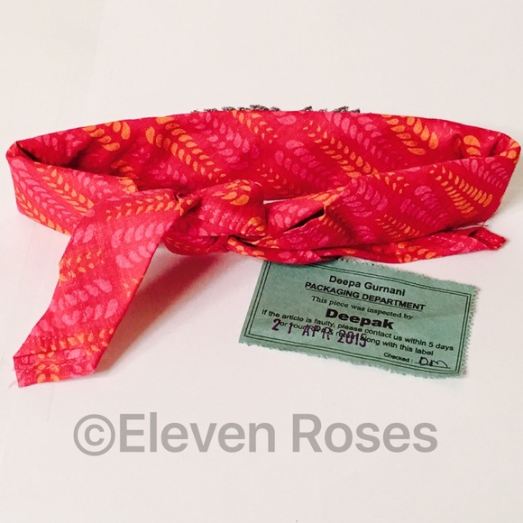 Deeps Gurnani Embellished Bandana Headband