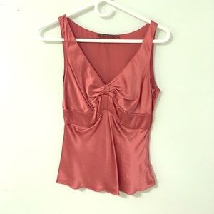 100% silk tank top