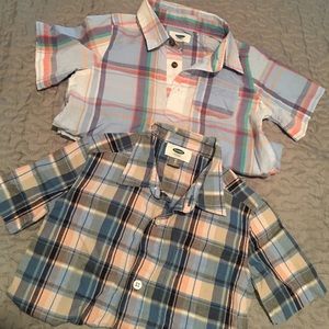 Boys short sleeve button ups