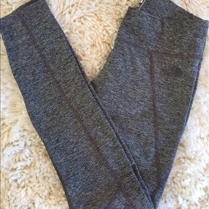 Grey heathered north face leggings