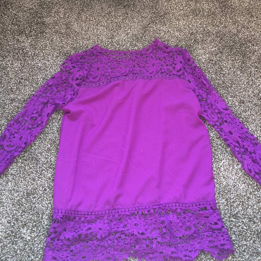 crochet long sleeve blouse