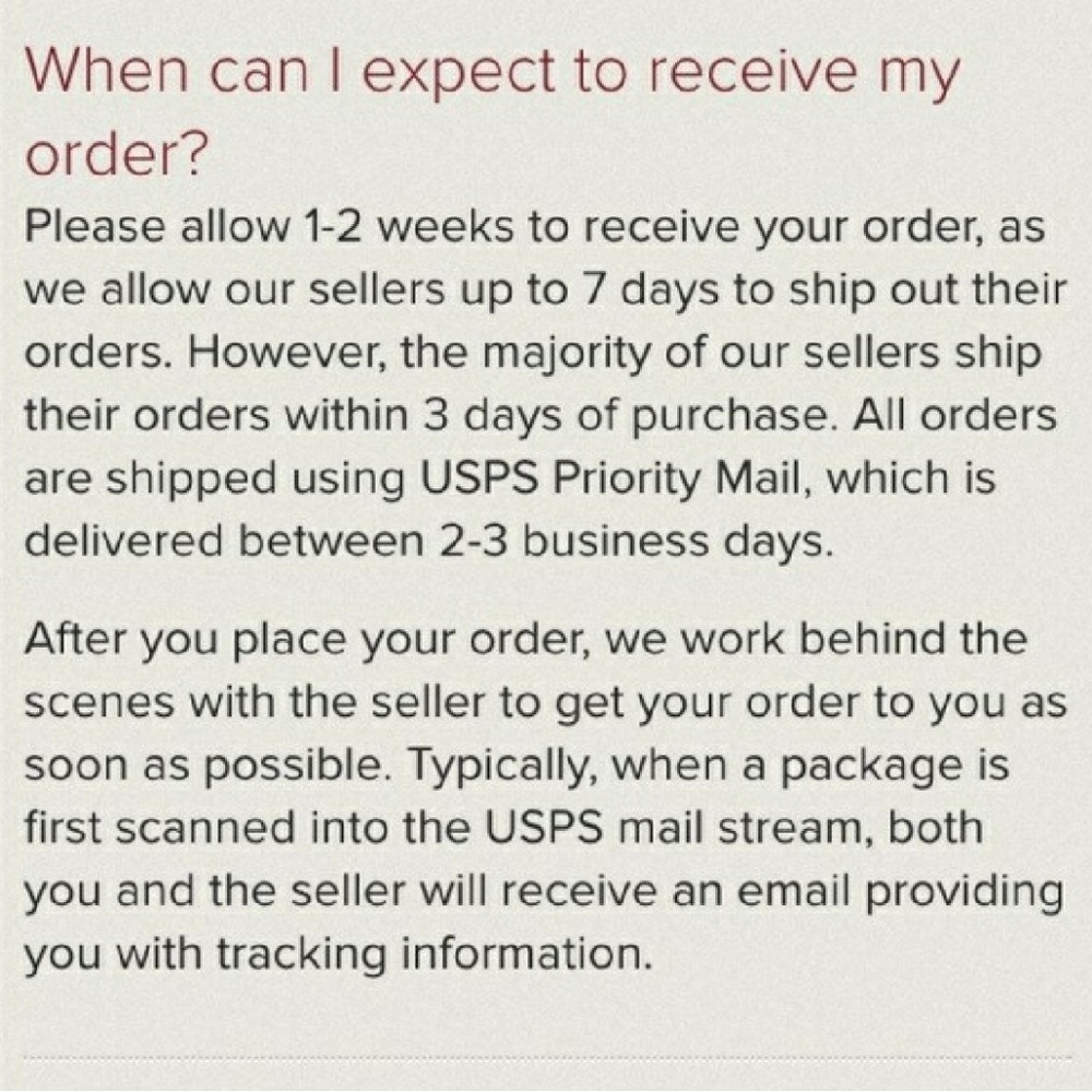 SHIPPING INFO - Picture 2 of 2