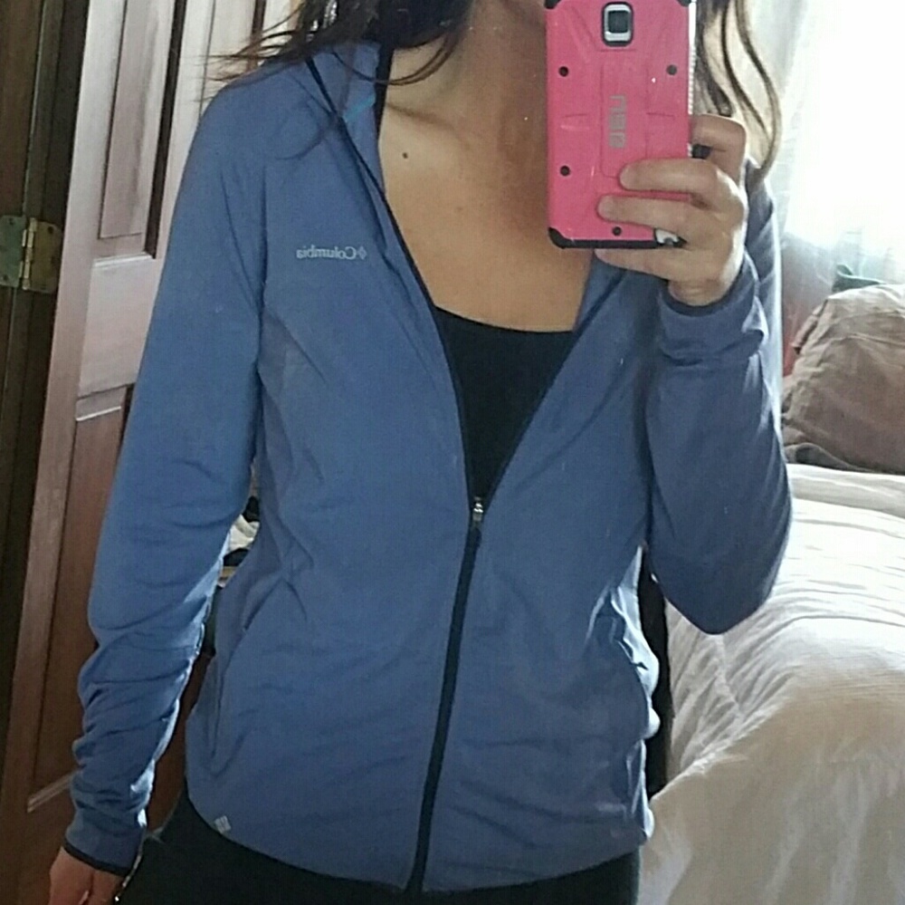 Columbia lightweight zip up jacket