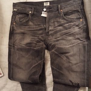 CoH cropped jeans - gray