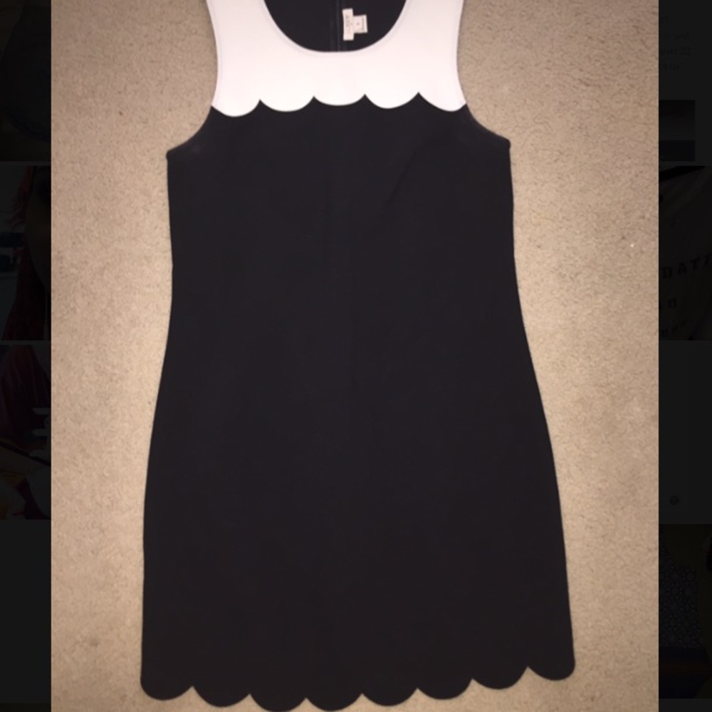 J. Crew scalloped shift dress