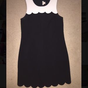 J. Crew scalloped shift dress