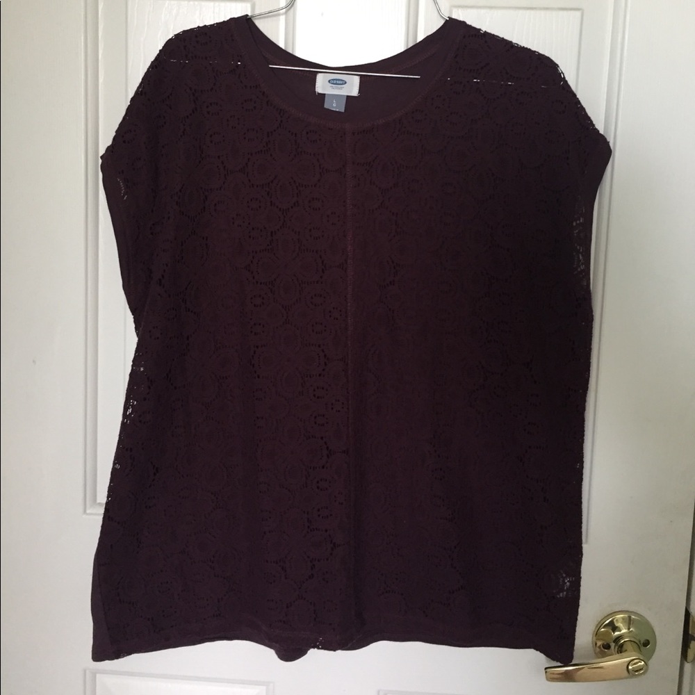 OLD NAVY Burgundy Top