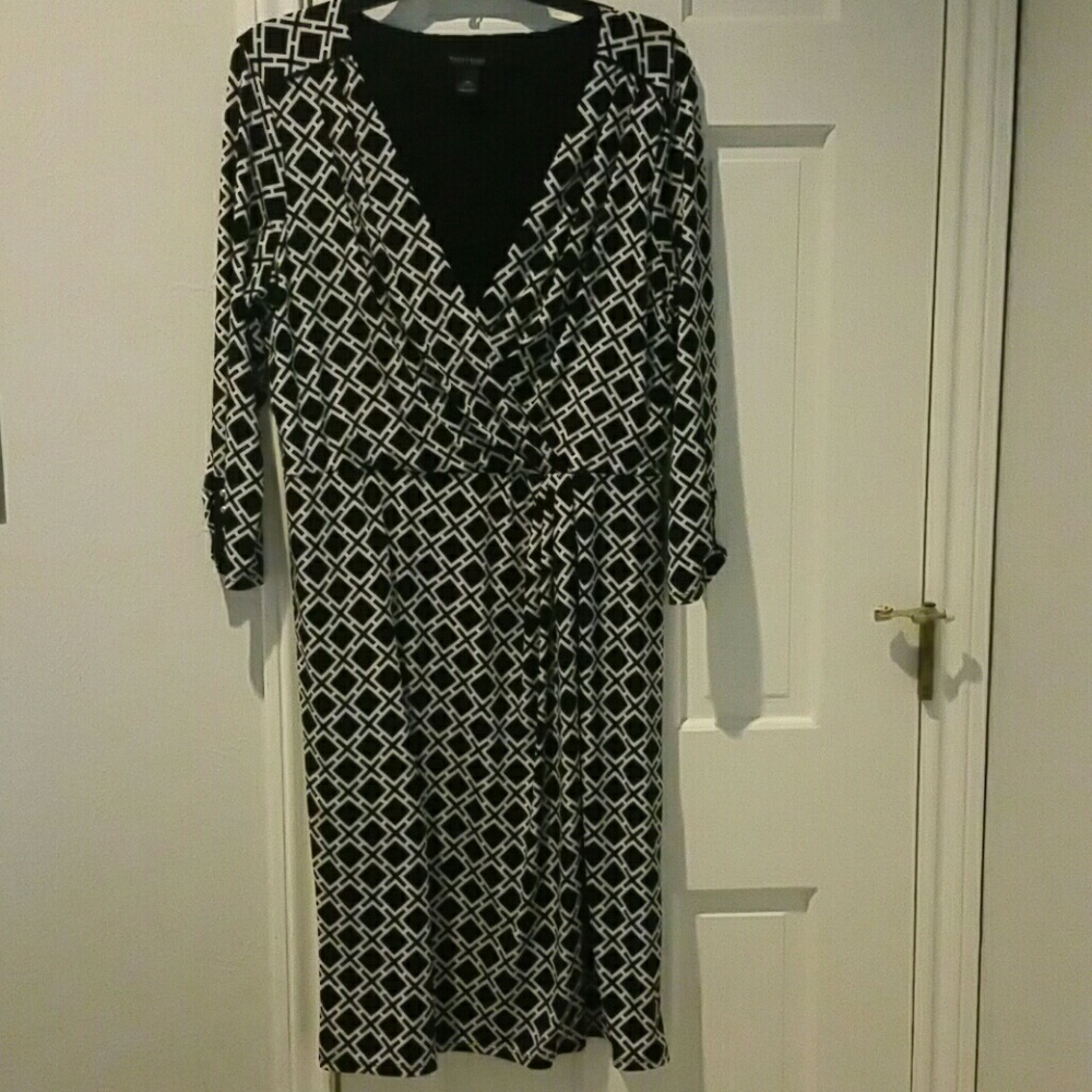 White House Black Market faux wrap dress